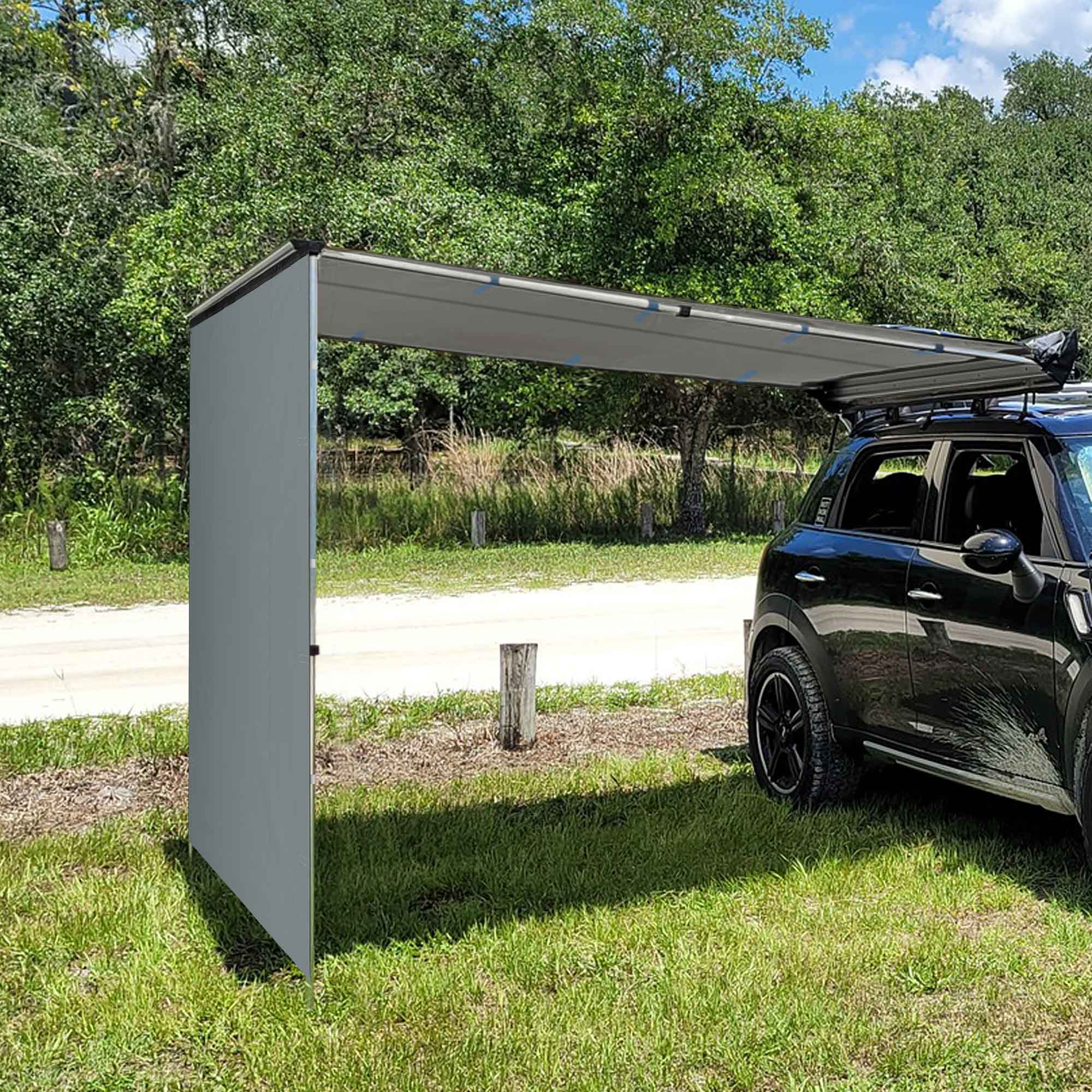 Apluschoice 6.4x6.7 Ft RV Awning Side Wall for Car Side Awning Rooftop Tent UV - Picture 2 of 10