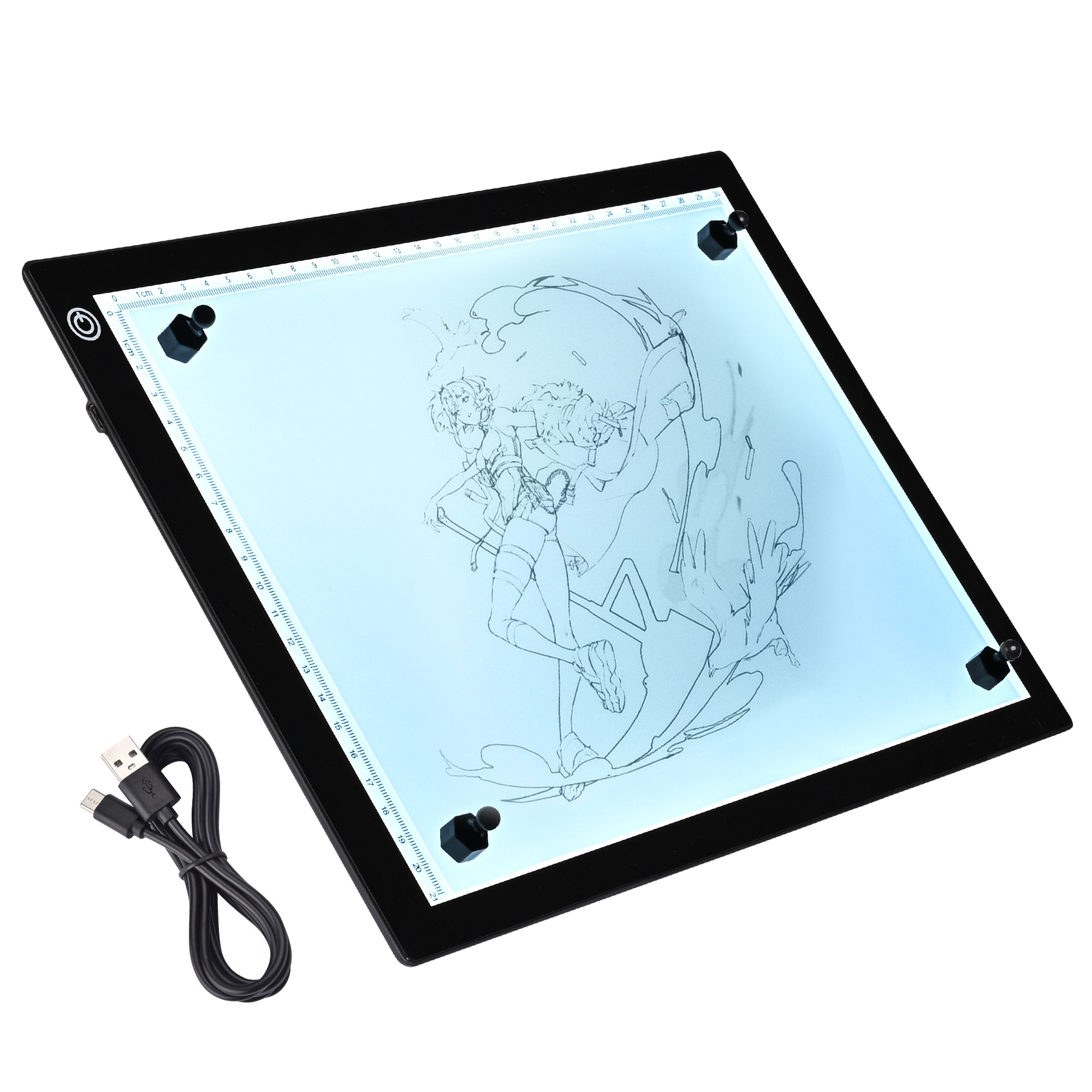 A2/A3/A4 LED Tracing Light Box Drawing Tattoo Board Pad Table Stencil Artist - Picture 8 of 12