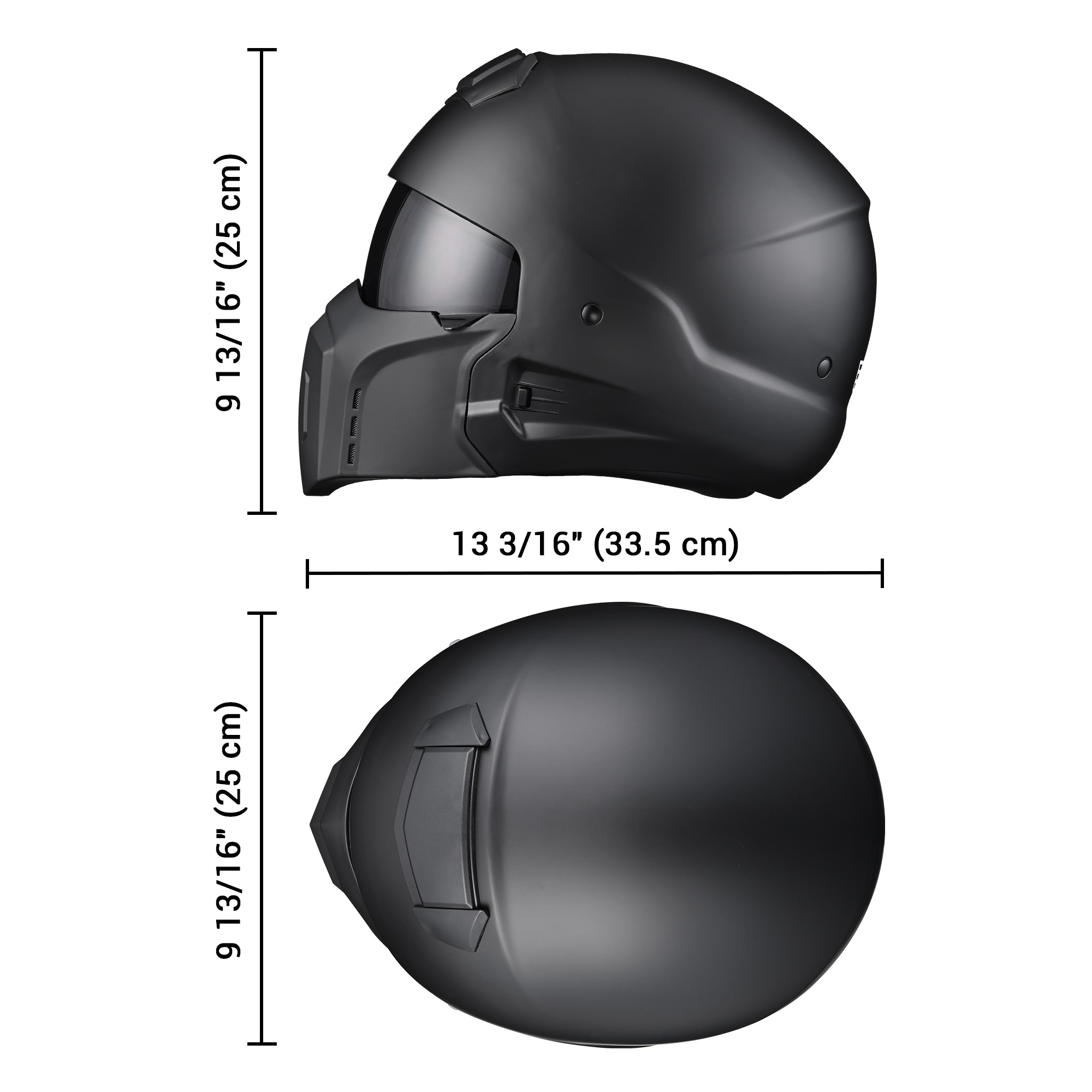 chin guard for open-face motorcycle helmets AHR Open Face Motorcycle Helmet w/ Detachable Chin Guard Visor DOT Approved  S