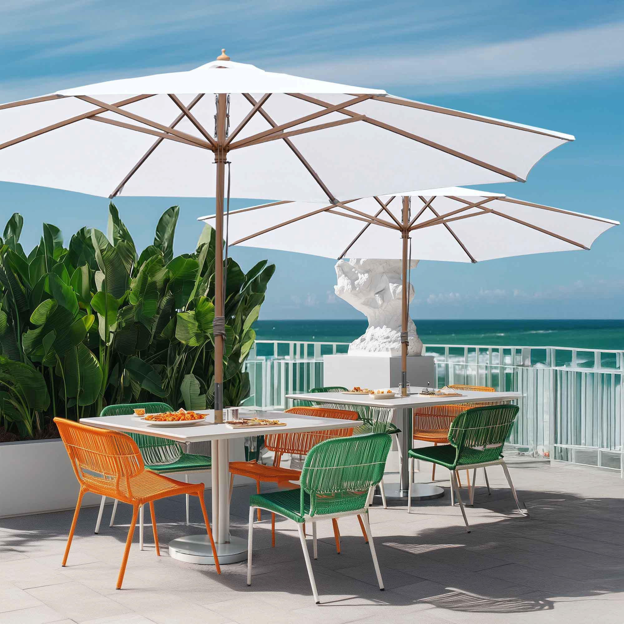 13 ft wood patio umbrella Yescom 13ft Classic Red Coastal Solid Beech Market Pulley Breezy Comfort Yescom 13ft Patio Wood Market
