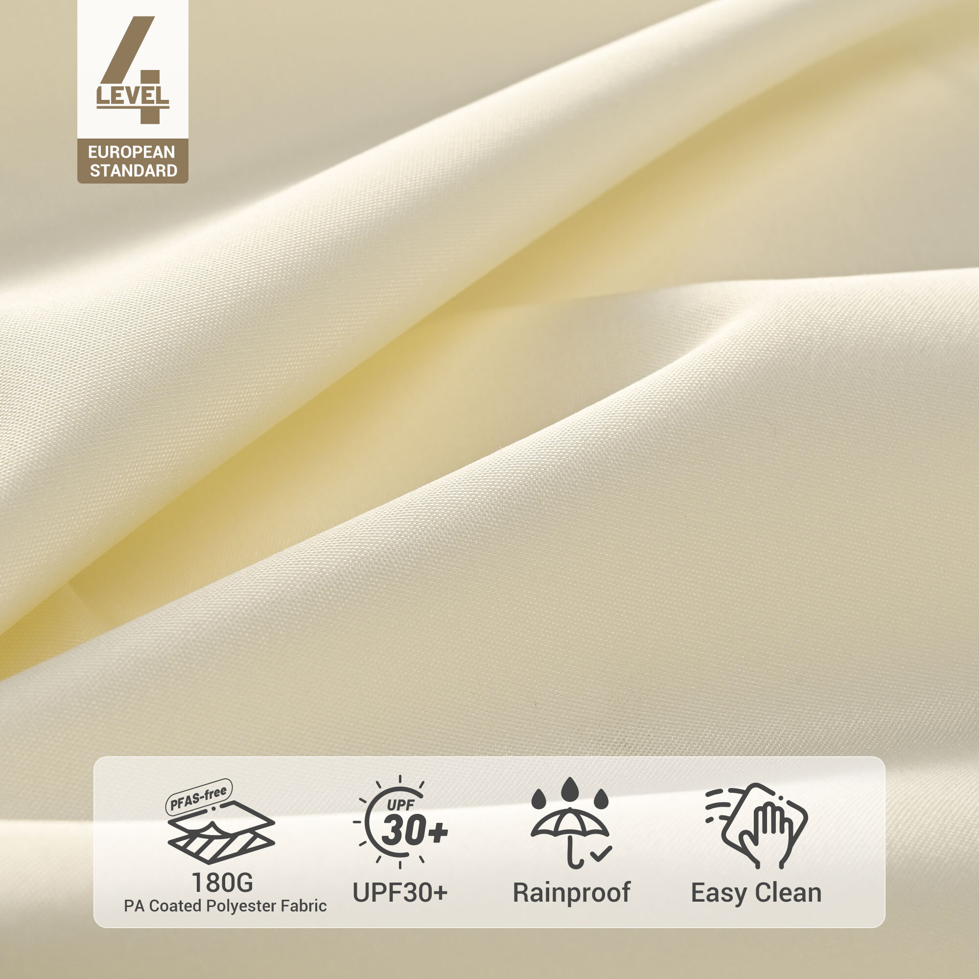 9' Ft 8 Ribs Patio Wood Umbrella Wooden Pole Outdoor Sunshade Market Garden Yard - Picture 29 of 55