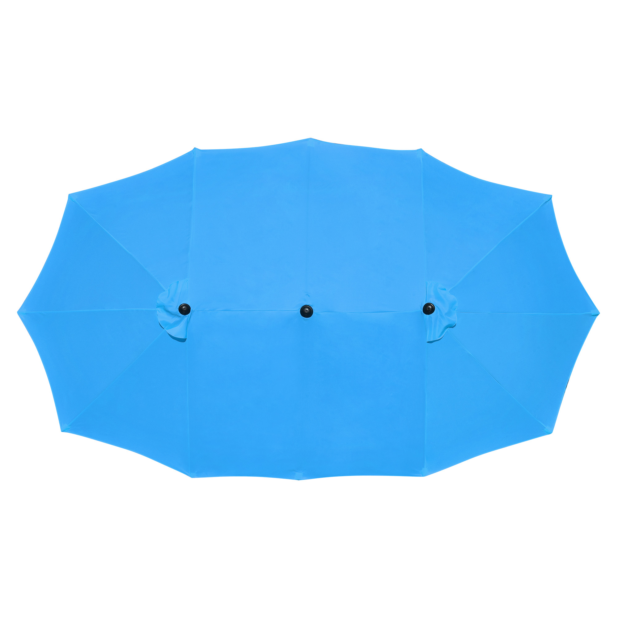 14 Ft Double Sided Umbrella Replacement Canopy Table Top Outdoor Beach Pool - Picture 36 of 49