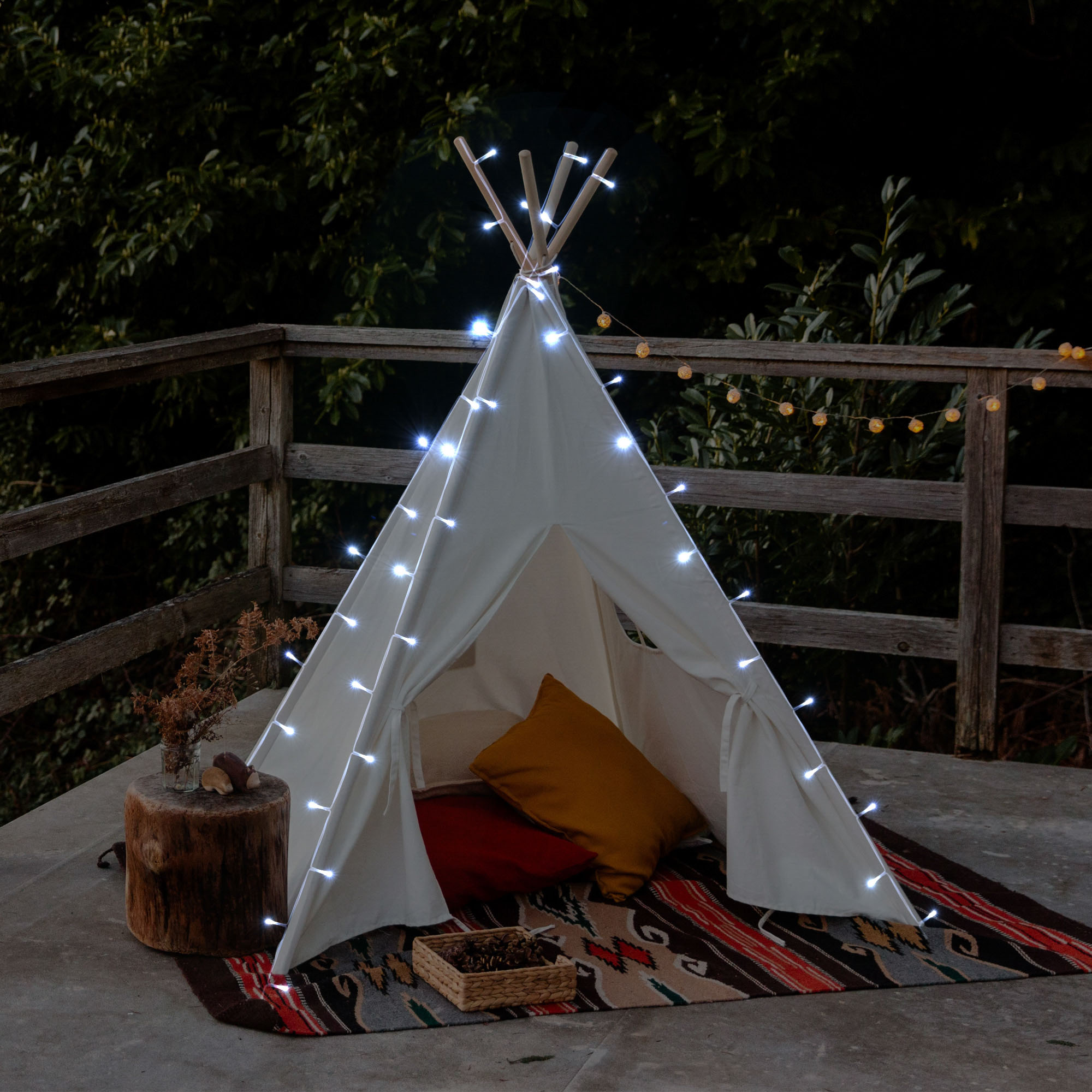 30LED Solar String Light Fit 6-Rib 8ft 9ft Aluminum Outdoor Patio Umbrella - Picture 3 of 11